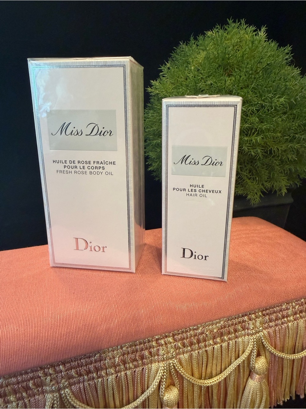 New Miss Dior Hair Oil & Fresh Rose Body Oil